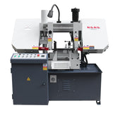 KAKA Industrial TBK-11B Double Column Band Saw, Hydraulic downfeed control, Max cutting capacity 11 inch with 220V 3PH motor