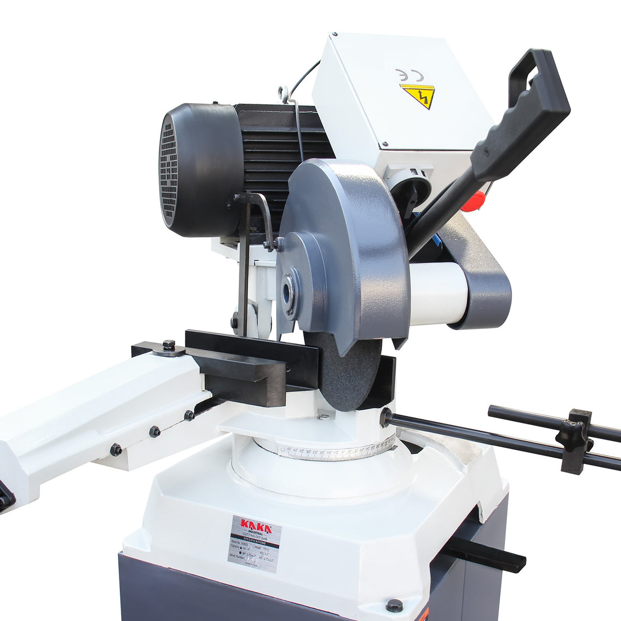 KAKA Industrial TV-12 Metal Cutting Heavy-Duty Abrasive Saw With Swivel Base and Mitering Head ABRASIVE CUT OFF SAWS 230V-60HZ-3PH