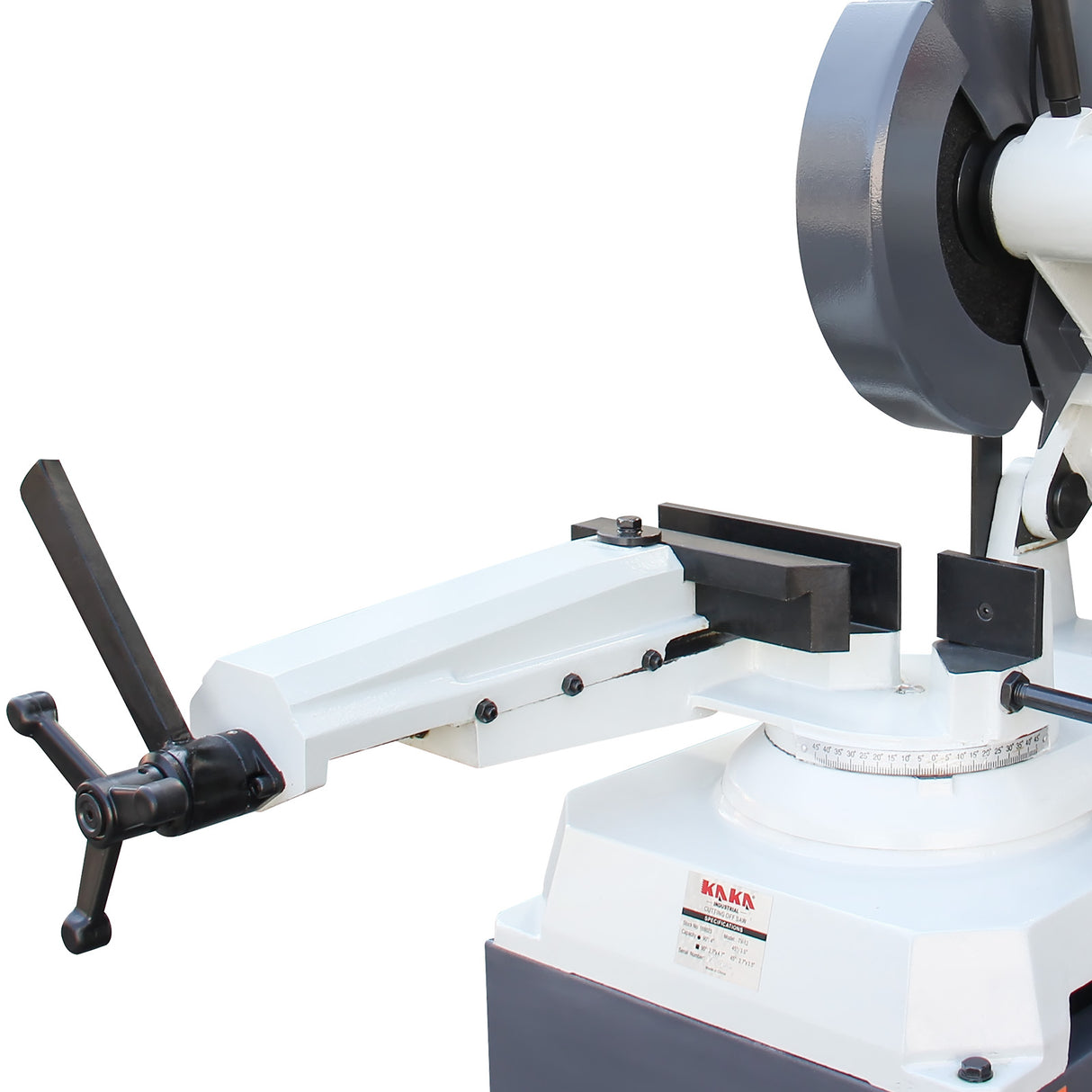 KAKA Industrial TV-12 Metal Cutting Heavy-Duty Abrasive Saw With Swivel Base and Mitering Head ABRASIVE CUT OFF SAWS 230V-60HZ-3PH