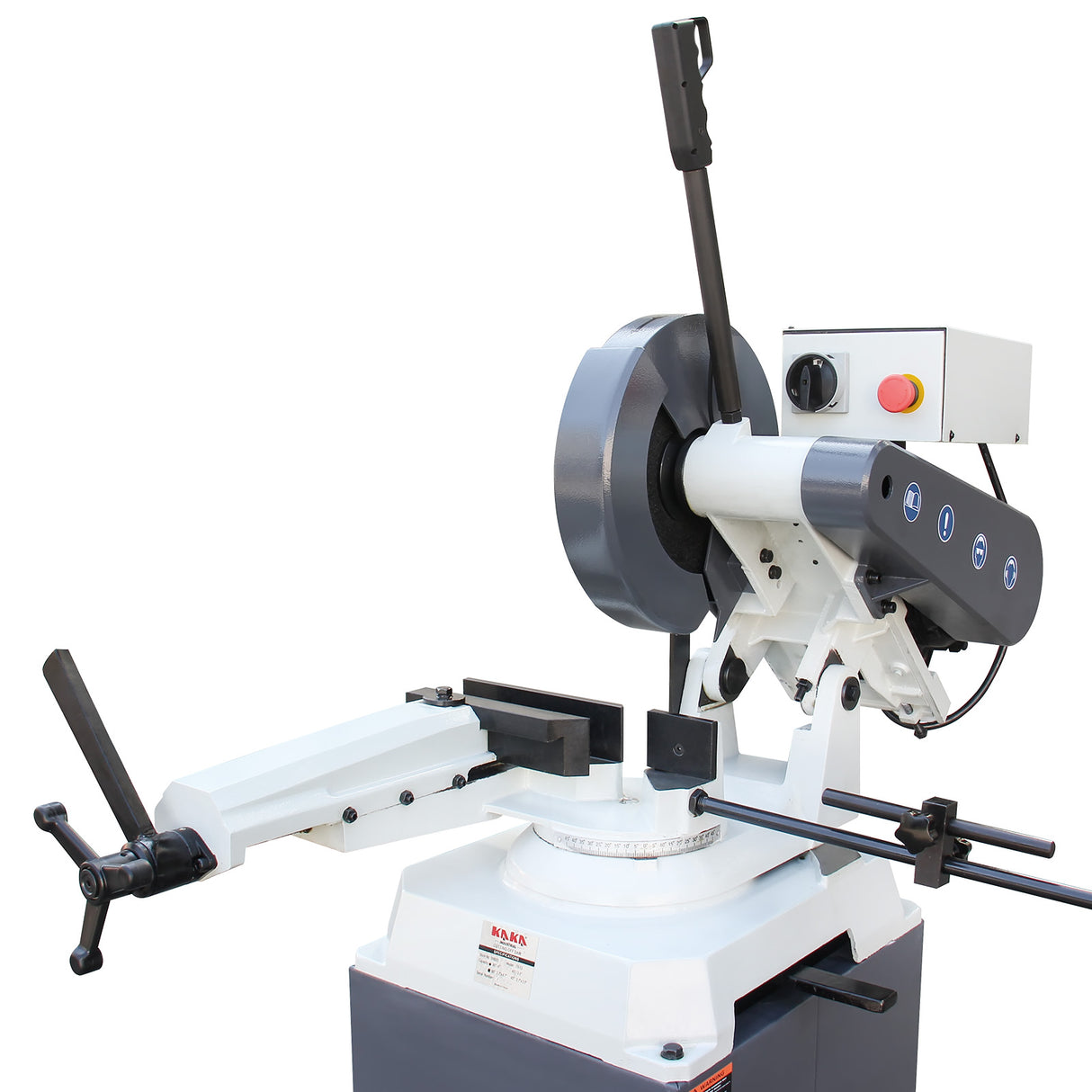 KAKA Industrial TV-12 Metal Cutting Heavy-Duty Abrasive Saw With Swivel Base and Mitering Head ABRASIVE CUT OFF SAWS 230V-60HZ-3PH