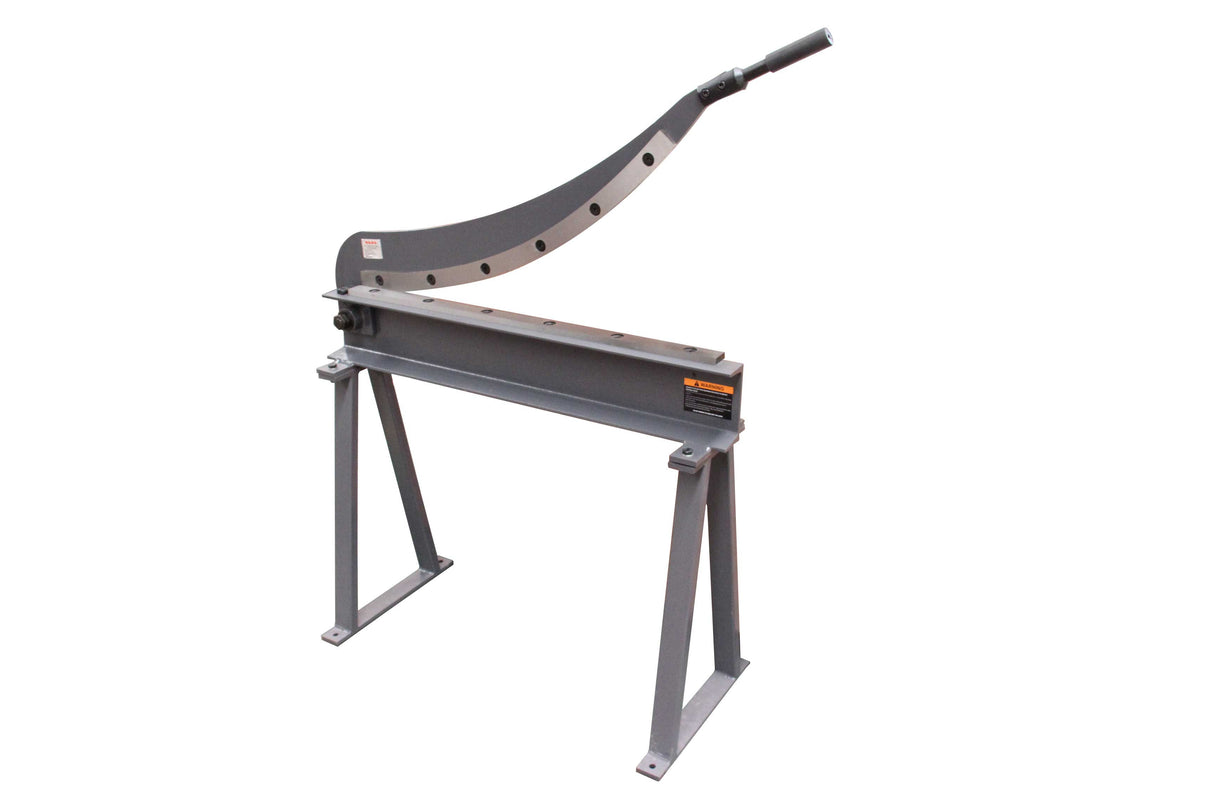 Kaka Industrial HS-6 6-Inch Sheet Metal Plate Shear, Heavy Steel Frame, Mounting Type Metal Shear, High Accuracy Manual Hand Plate Shear