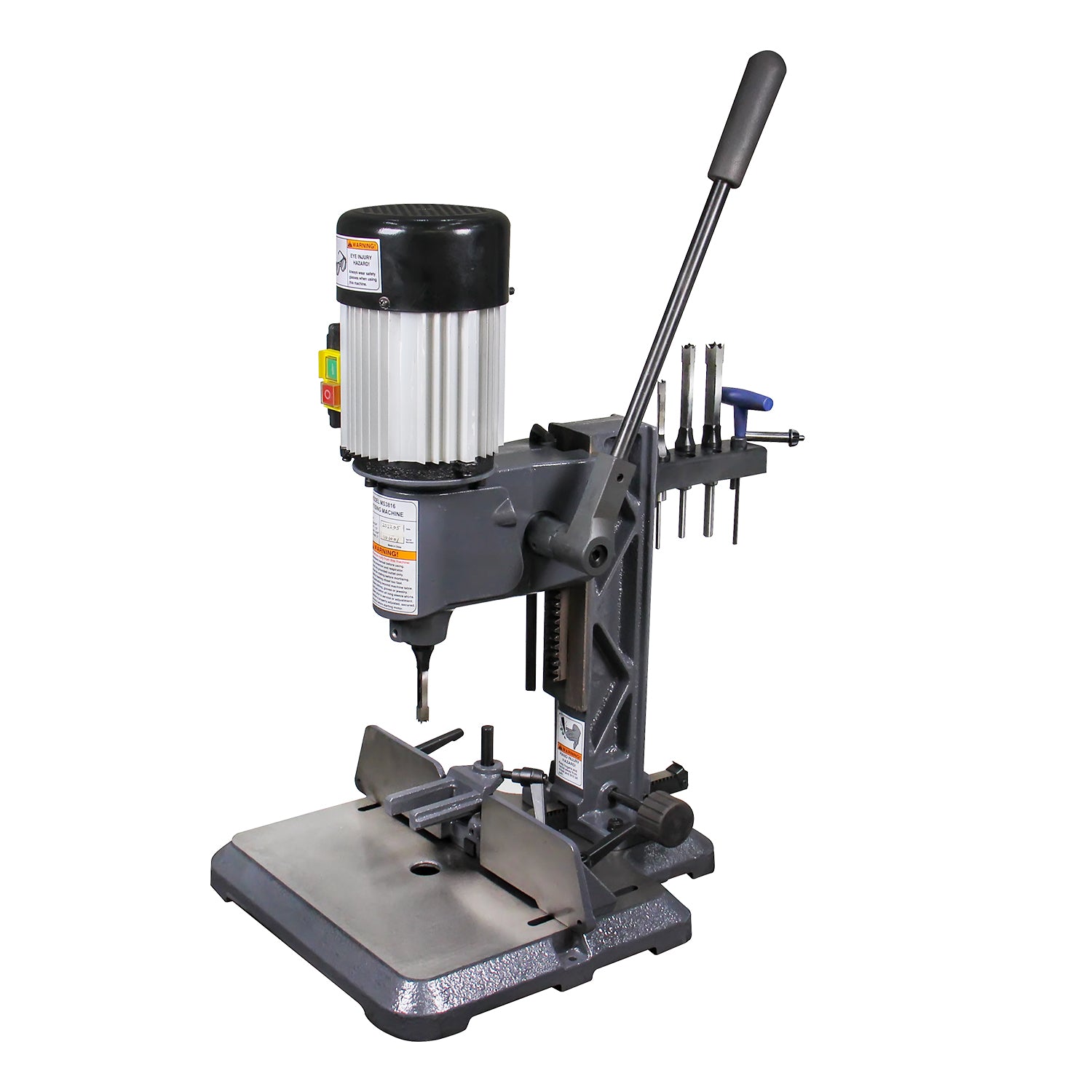 Kaka industrial MS-3816 Woodworking Mortise Machine, 1/2 HP 1725RPM  Powermatic Mortiser With Chisel Bit Sets, Benchtop Mortising Machine, For  Making 